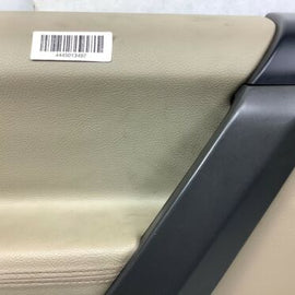 2010 LAND ROVER LR2 FRONT LEFT DRIVER SIDE DOOR PANEL COVER TRIM BEIGE OEM+