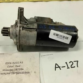 2006 AUDI A3 2.0L A/T ENGINE STARTER MOTOR FITS 06-16 JETTA OEM+