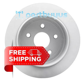 Jeep Liberty 2012 2PC Rear Coated Solid Disc Brake Rotor 52060147AA