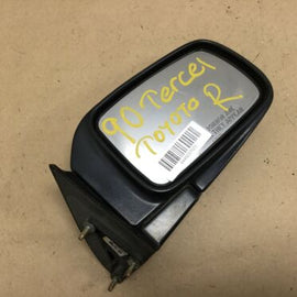 1991 1995 DODGE CARAVAN RIGHT PASSENGER DOOR REAR VIEW MANUAL MIRROR BLACK OEM+