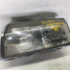1992 OLDSMOBILE 98 FRONT LEFT DRIVER HEADLIGHT LAMP HALOGEN WITH BULBS OEM+