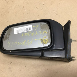 1992 1995 PLYMOUTH VOYAGER FRONT LEFT DRIVER SIDE VIEW MIRROR FOLDING BLACK OEM+