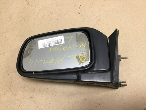1992 1995 PLYMOUTH VOYAGER FRONT LEFT DRIVER SIDE VIEW MIRROR FOLDING BLACK OEM+