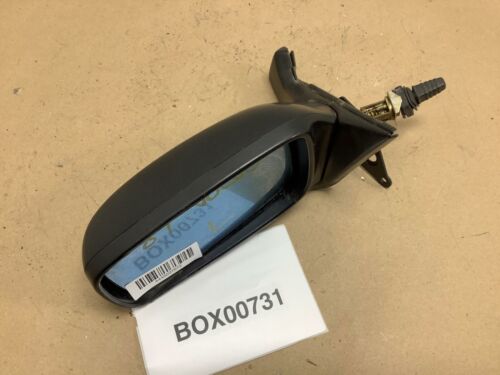 1983 1987 VOLVO 760 FRONT LEFT DRIVER SIDE VIEW MIRROR POWER FOLDING BLACK OEM+