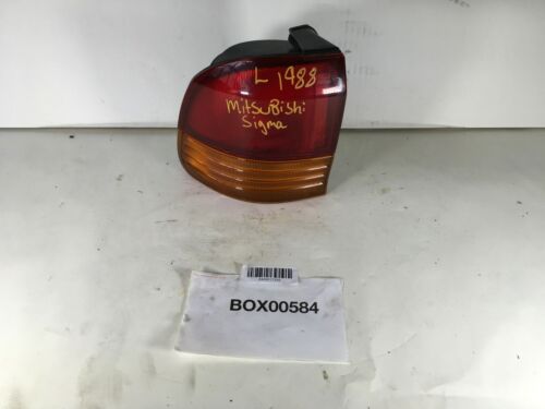 1988 MITSUBISHI SIGMA REAR LEFT DRIVER SIDE BRAKE STOP TAIL LIGHT LAMP LENS OEM+