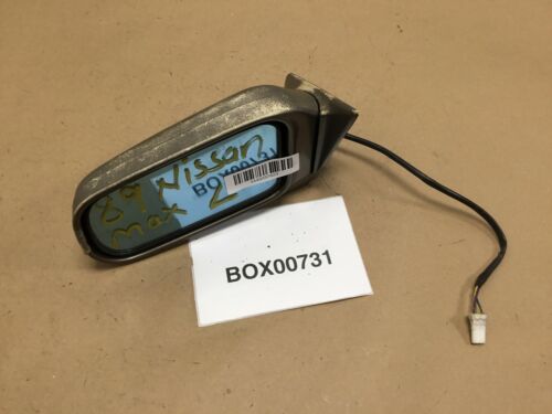 1989 1990 NISSAN MAXIMA DRIVER SIDE LEFT DOOR POWER MIRROR GREY OEM+