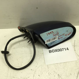 1992 1995 FORD TAURUS FRONT RIGHT PASSENGER SIDE VIEW MIRROR POWER BLUE OEM+