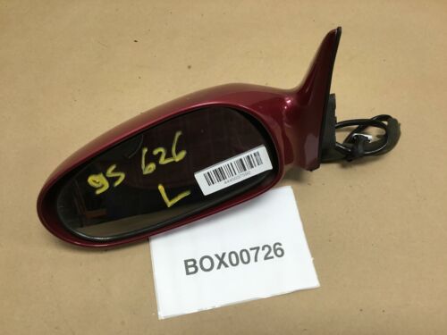 1993 1997 MAZDA 626 FRONT LEFT DRIVER SIDEVIEW MIRROR POWER RED OEM+