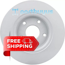 Lexus RX350 2007-2009 2PC Rear Coated Solid Disc Brake Rotor 4243148041