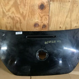 2003 VOLKSWAGEN BEETLE REAR TRUNK LID COVER PANEL BLACK W/O EMBLEM LOGO OEM+