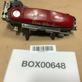 2004 2006 AUDI A4 CABRIO QUATTRO FRONT LEFT DRIVER EXTERIOR DOOR HANDLE RED OEM+