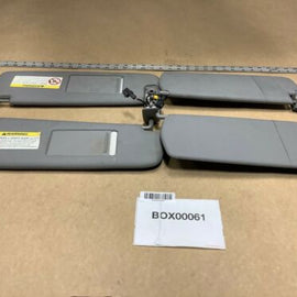 2004 2010 VOLKSWAGEN TOUAREG 7L FRONT WINDSHIELD LEFT &amp; RIGHT SUN VISOR SET OEM+