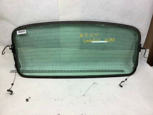 2004 AUDI A4 CONVERTIBLE 1.8L REAR WINDSHIELD WINDOW GLASS WIND SCREEN OEM+