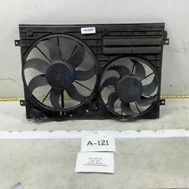 2006 AUDI A3 RADIATOR COOLING DUAL FAN ASSEMBLY SHROUD BLADE MOTOR