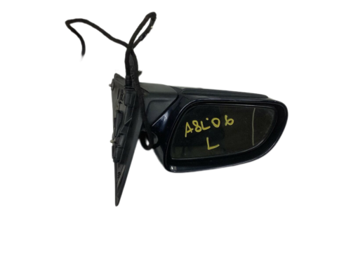 2006 AUDI A8L AWD 4.2 FRONT LEFT DRIVER SIDE DOOR REAR VIEW MIRROR BLACK OEM+