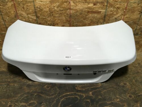 2007 2008BMW 535XI E60 SEDAN REAR TRUNK LID HATCH TAILGATE COVER PANEL WHITE OEM