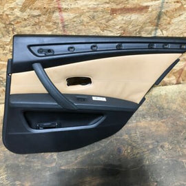 2007 2008 BMW 535XI E60 SEDAN REAR RIGHT PASSENGER SIDE INTERIOR DOOR PANEL OEM+