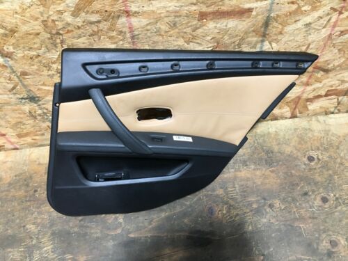 2007 2008 BMW 535XI E60 SEDAN REAR RIGHT PASSENGER SIDE INTERIOR DOOR PANEL OEM+