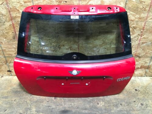 2007 2014 MINI COOPER HATCHBACK REAR TRUNK TAILGATE LIFTGATE RED WITH GLASS OEM+
