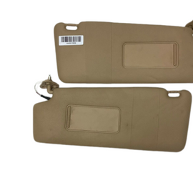 2007 BMW X3 E83 3.0L FRONT LEFT & RIGHT SUN VISOR SET W/ COVERED MIRRORS OEM+