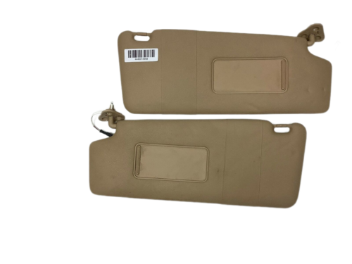 2007 BMW X3 E83 3.0L FRONT LEFT & RIGHT SUN VISOR SET W/ COVERED MIRRORS OEM+