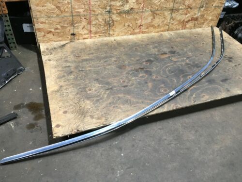 2008 BMW 750Li E66 UPPER ROOF PASSENGER & DRIVER SIDE EXTERIOR MOLDING TRIM OEM+