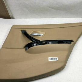 2009 BMW 328XI E90 3.0L REAR RIGHT PASSENGER SIDE DOOR PANEL COVER BEIGE OEM+