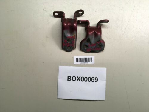 2009 SUBARU FORESTER 2.5L FRONT REAR RIGHT DOOR LOWER HINGE RED SET OF 2 OEM+