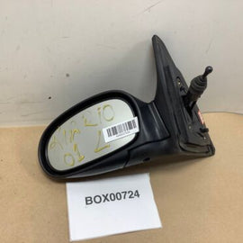 1998 2001 KIA SEPHIA FRONT LEFT DRIVER SIDE VIEW MIRROR FOLDING BLACK OEM+