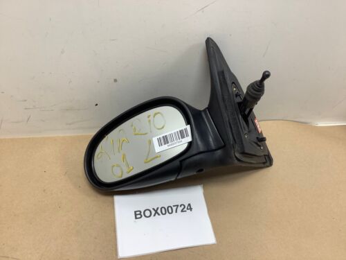 1998 2001 KIA SEPHIA FRONT LEFT DRIVER SIDE VIEW MIRROR FOLDING BLACK OEM+