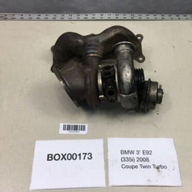 2008 BMW 335I E92 COUPE N54 ENGINE FRONT TURBOCHARGER EXHAUST MANIFOLD OEM+