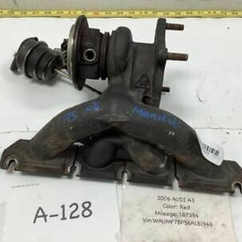2006 2008 AUDI A3 2.0L TURBO TURBOCHARGER EXHAUST MANIFOLD OEM+