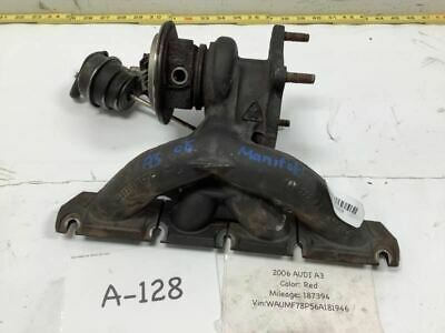 2006 2008 AUDI A3 2.0L TURBO TURBOCHARGER EXHAUST MANIFOLD OEM+
