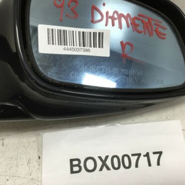 1992 1996 MITSUBISHI DIAMANTE RIGHT PASSENGER SIDE VIEW HEATED MIRROR BLACK OEM+