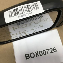 1988 1991 HONDA CIVIC FRONT LEFT DRIVER SIDE DOOR VIEW POWER MIRROR BLACK OEM+