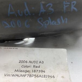2006 2013 AUDI A3 FRONT RIGHT PASSENGER SIDE INNER FENDER LINE WHEELHOUSE SPLASH