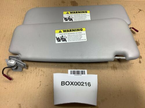 2007 BMW 535XI E60 FRONT WINDSHIELD LEFT & RIGHT SUN VISOR SHADE W/ MIRROR OEM+