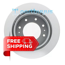 Cadillac Escalade 2007-2020 Rear 2PC Rear Coated Vented Disc Brake Rotor