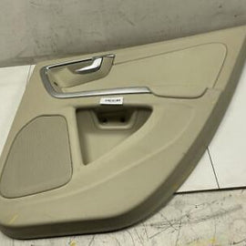 12 14-18 VOLVO S60 REAR RIGHT PASSENGER SIDE DOOR INTERIOR TRIM PANEL SOFT BEIGE