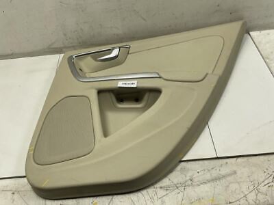 12 14-18 VOLVO S60 REAR RIGHT PASSENGER SIDE DOOR INTERIOR TRIM PANEL SOFT BEIGE