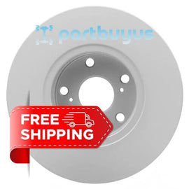 Toyota Highlander 2006-2007 2PC Front Coated Vented Disc Brake Rotor 4351248031