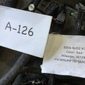 2006 AUDI A3 2.0T FWD BODY WIRE WIRING HARNESS w/ CABIN FUSE BOX OEM+