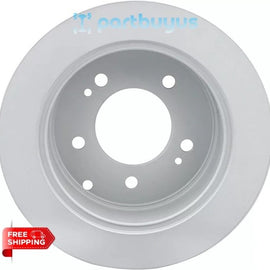 Kia Soul 2010-2013 2PC Rear Coated Solid Disc Brake Rotor 584112K300 584112K350