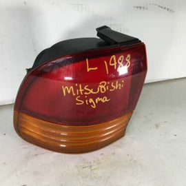 1988 MITSUBISHI SIGMA REAR LEFT DRIVER SIDE BRAKE STOP TAIL LIGHT LAMP LENS OEM+