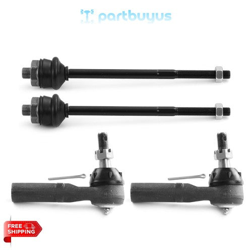 Chevrolet Suburban 3500 HD 2016-2019 4 PCS ‎Front Tie Rod End Kit 15295861, 1237