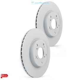 Acura CSX 2006-2011 2PC Front Coated Vented Disc Brake Rotor 45251S7AN10
