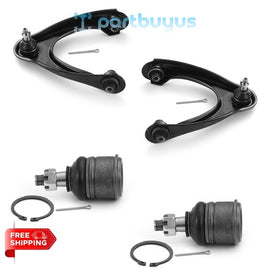 Acura EL 1997-2000 4 PCS Front Control Arm and Ball Joint Kit 15049879, 15049880