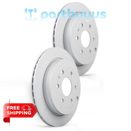 Buick Enclave 2008-2017 2PC Rear Coated Vented Disc Brake Rotor 22768973
