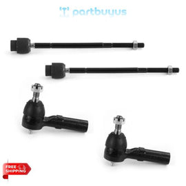 Buick Riviera 1995-1996 4 PCS Front Tie Rod End Kit 21011027, 21012398, 26003985