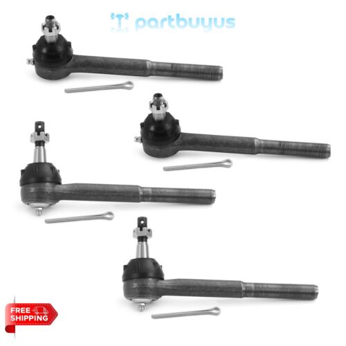 Cadillac Escalade 1999-2000 4 PCS Front Tie Rod End Kit 26000150, 26059033 